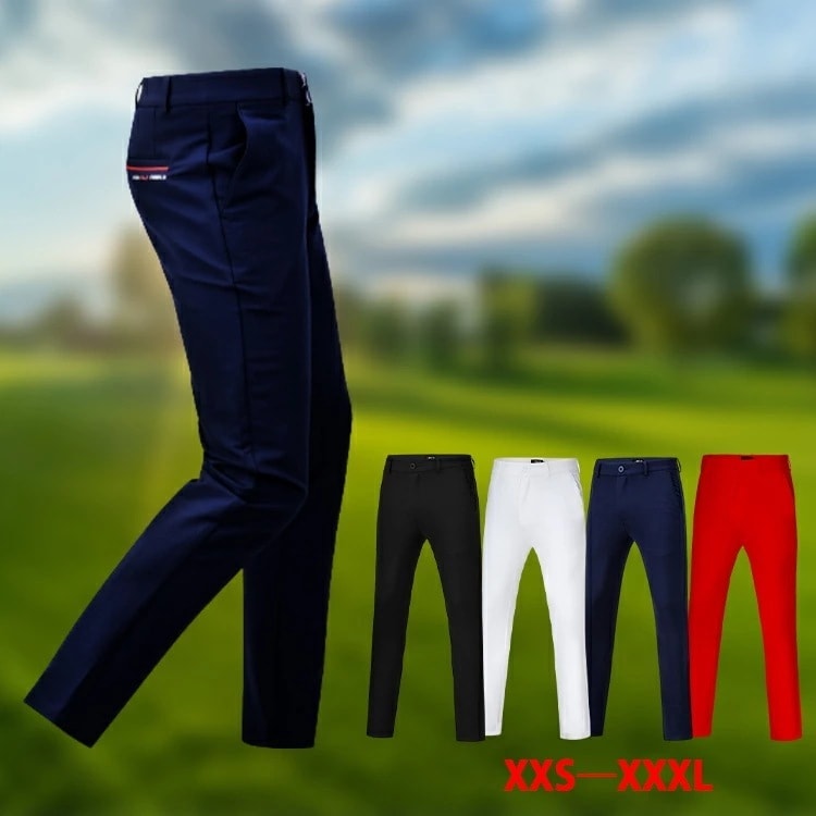 【2点購入で150OFF】【夏日限り激安SALE】【即日発送】ゴルフウェア メンズ パンツ ゴルフパンツ 春夏 敬老の日 メンズ ロングパンツ カラーパンツ メンズ ウェア ストレッチ ズボン パンツ