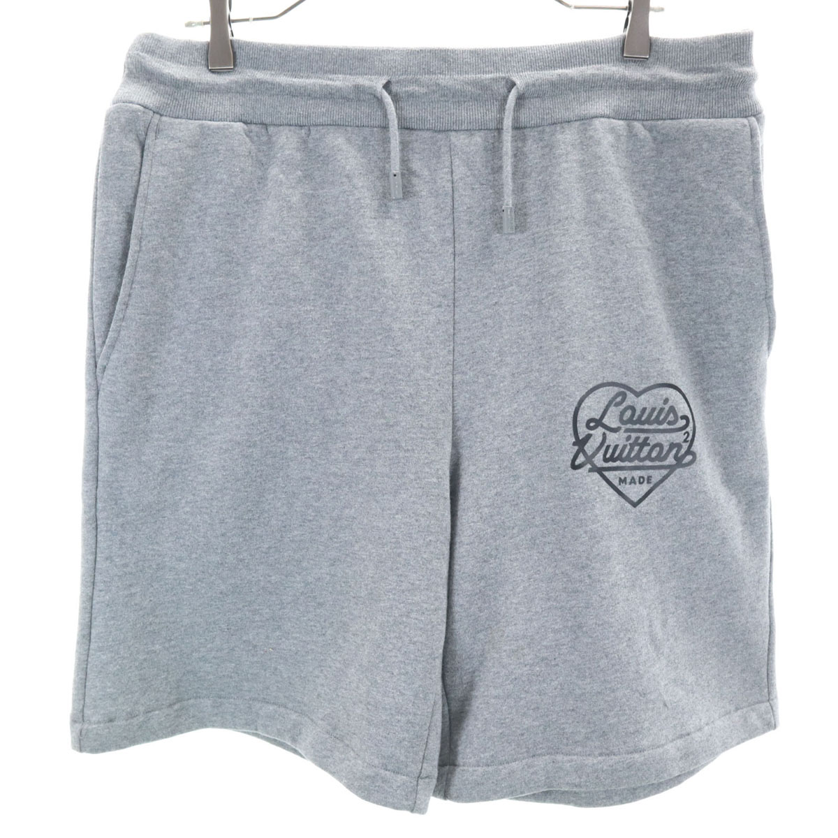 22SS ニゴ コラボ スウェット ショートパンツ L グレー X NIGO 裏起毛 メンズ 古着