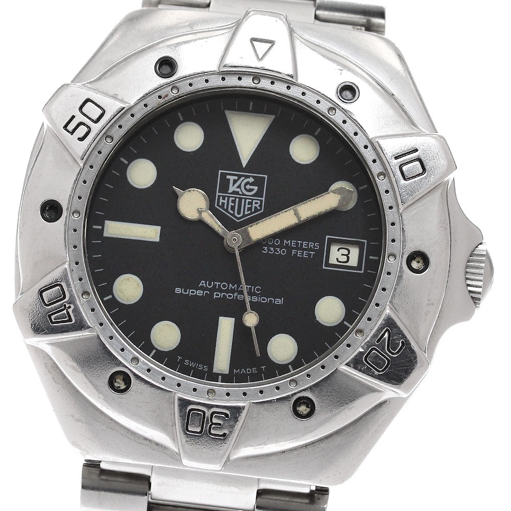 タグホイヤー TAG HEUER 840.006 スーパープロフェッショナル デイト 自動巻き メンズ _951283【中古】