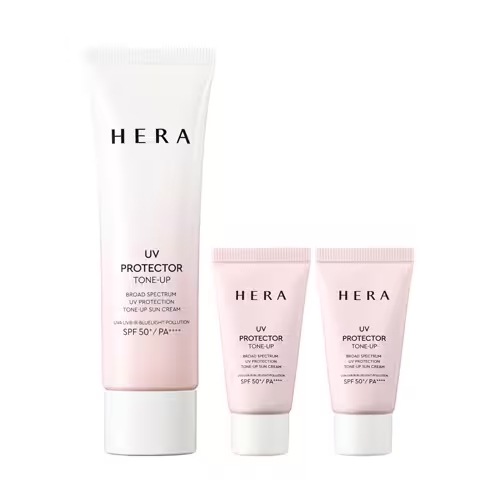 ヘラ UVプロテクター トーンアップ SPF50+ / PA++++ (+デイリーサンクリーム 15ml × 2)