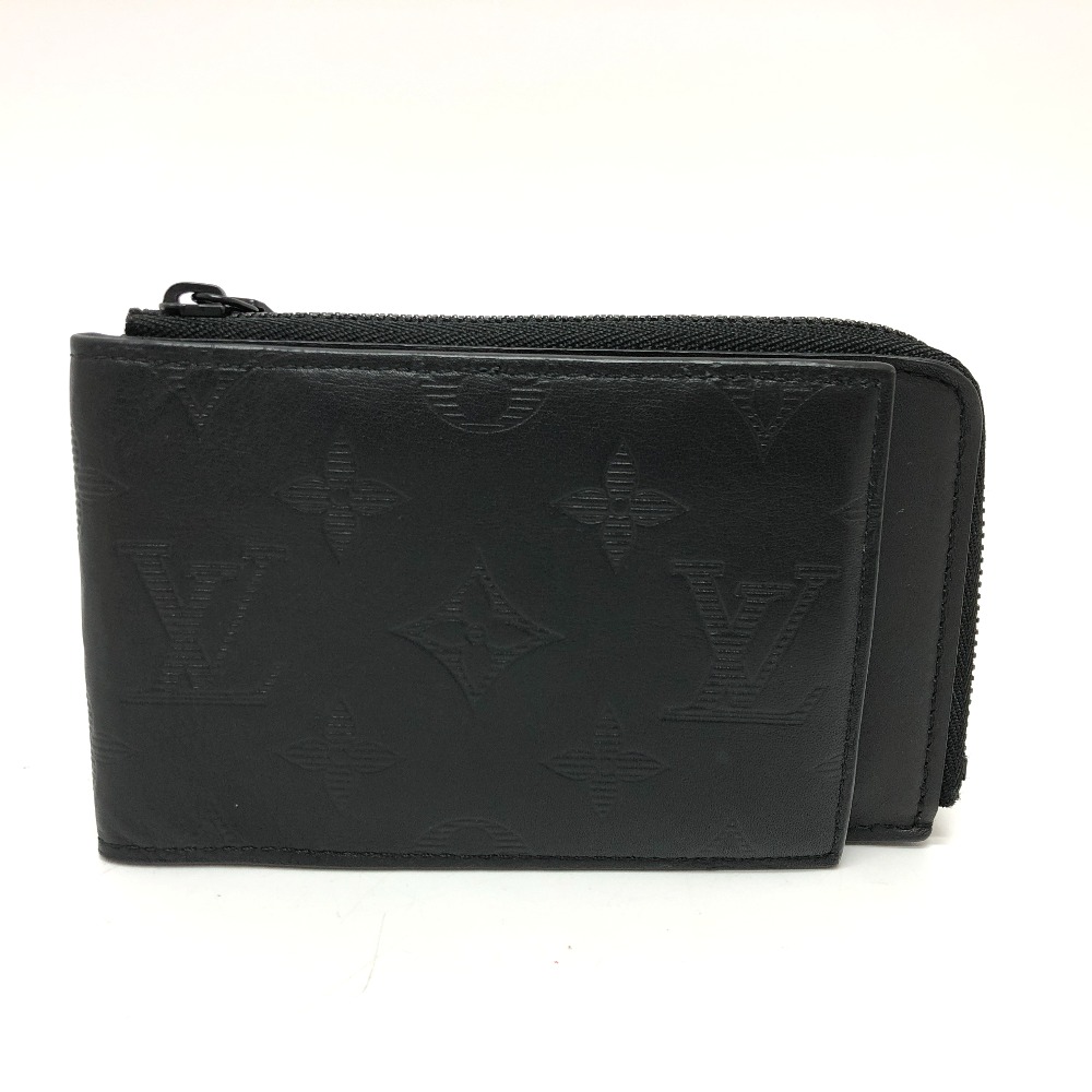 コインケース M81526 シャドウ ハイブリッド モノグラム 財布 ウォレット カードケース 小銭入れ モノグラムシャドウレザー ブラック