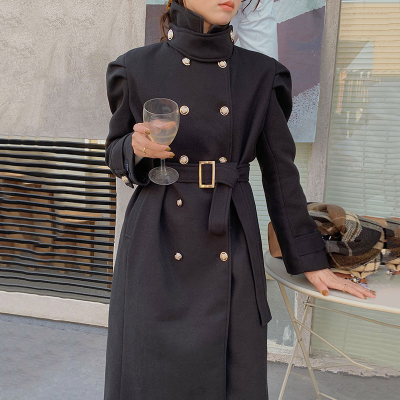 レディース 秋冬 40代 チェスターコート ロング丈 ラシャコート ダブ