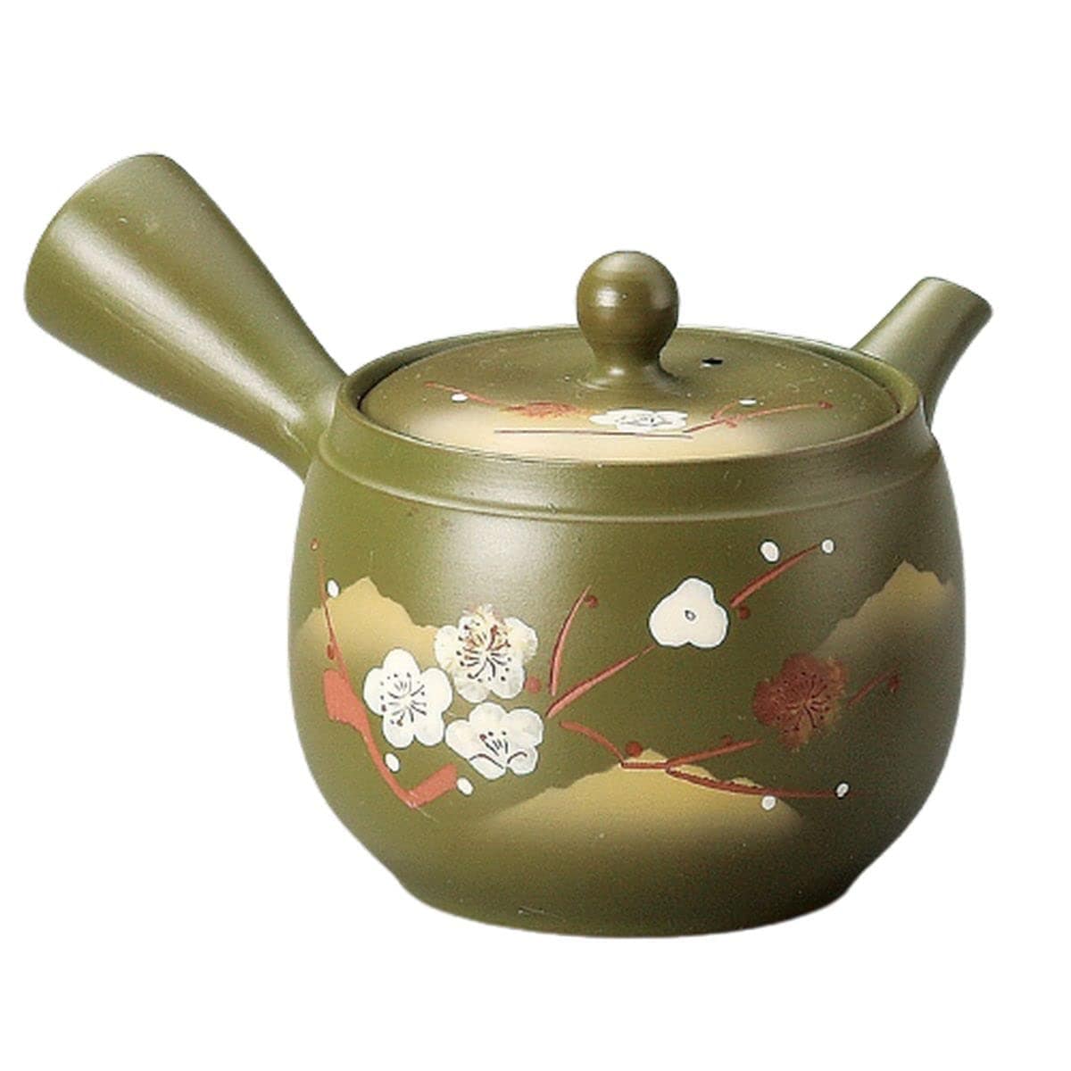 J-kitchens 常滑焼 急須 日本製 スタイリッシュ シンプル 伝統的 使いやすい 360cc （深蒸し/かご網茶こし）