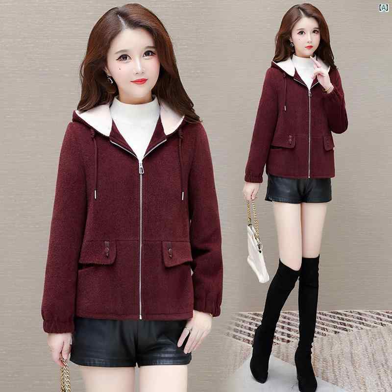 レディース　ファッション　おしゃれ　海外　ヨーロピアン　海外風　大歳　綺麗 コート レディース 秋冬 高級 ウール ホット ファッション ショート トップ