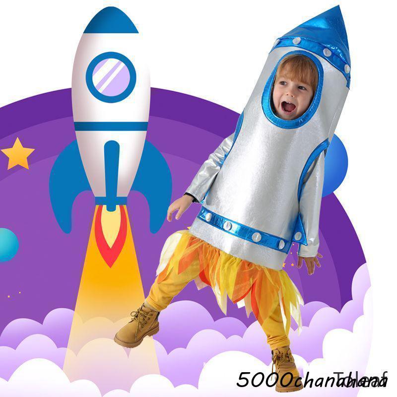 子供用 演出 公演 キッズ [本日のセール]コスプレ衣装 コスチューム 宇宙飛行士 Cos 文化祭 ハロウィーン仮装 ロケット 宇宙服