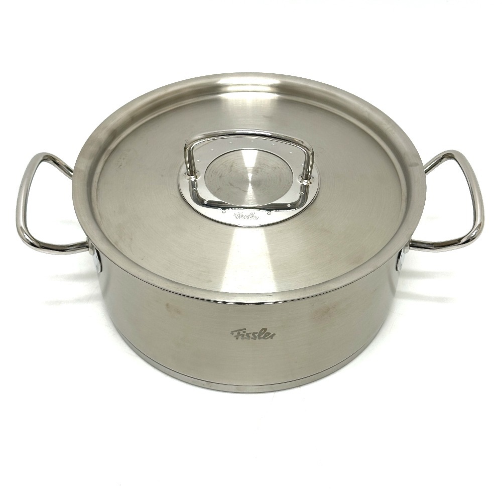 Fissler フィスラー 調理器具 プロフィコレクション 両手鍋 24 鍋 ステンレス シルバー