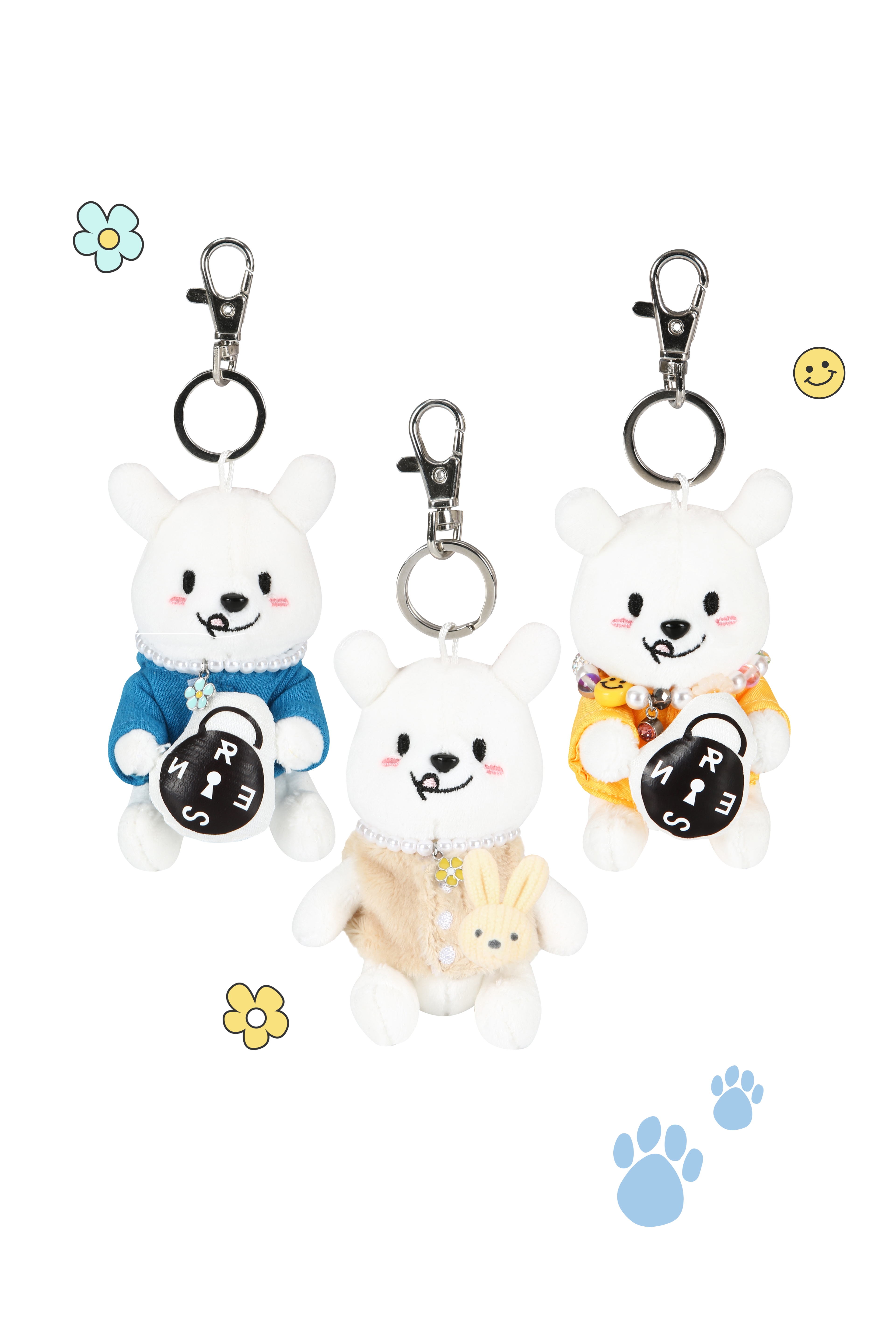 [SEVENTEEN着用] 子犬キーリング