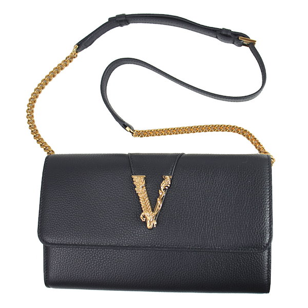 Qoo10] VERSACE ショルダーバッグ チェーンウォレット ヴ