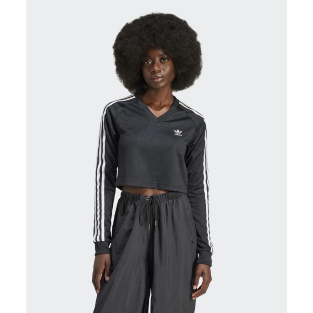 adidas Long sleeve crop jersey black IT9707