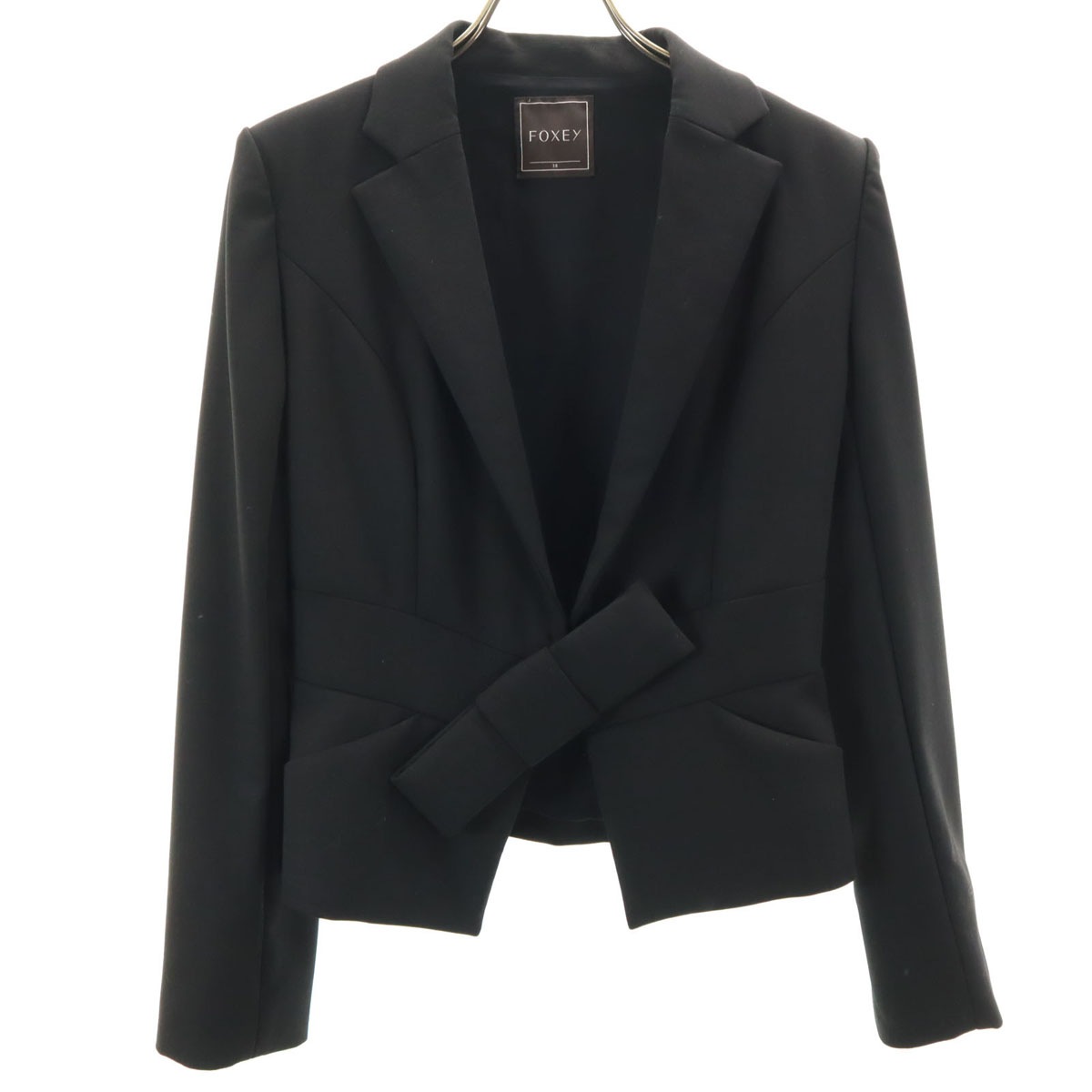 日本製 テーラードジャケット 38 ブラック メンズ 古着