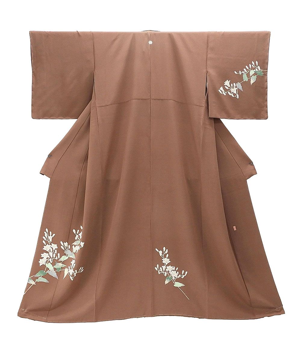 訪問着 未着用 正絹 加賀友禅 柿本市郎 ほととぎす 身丈156.5cm 裄丈63cm 訪問着 未使用 着物 b0420 32,370円