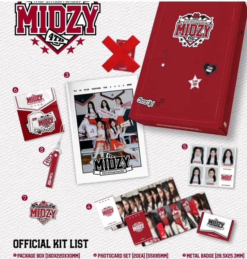 [開封品] ITZY ITZY(イッチ) ファンクラブ 信じますか 4 ギー キット KIT ファンクラブ photocard FC Membership KIT MIDZY