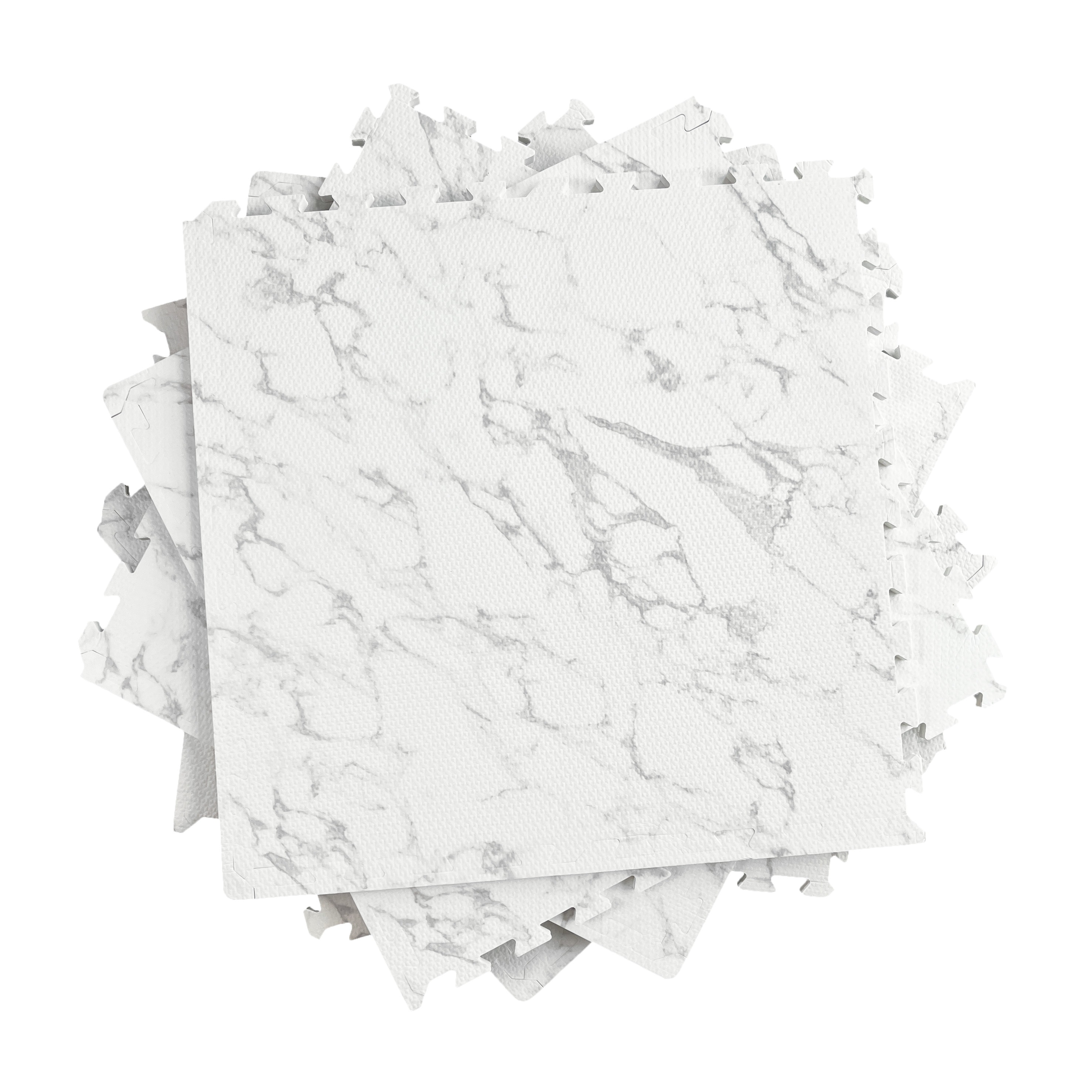 マーブル ジョイントマット 24枚組 子供マット 大判60cm 厚み12mm 防音 フロアーマット 赤ちゃん フロアマット 12,239円