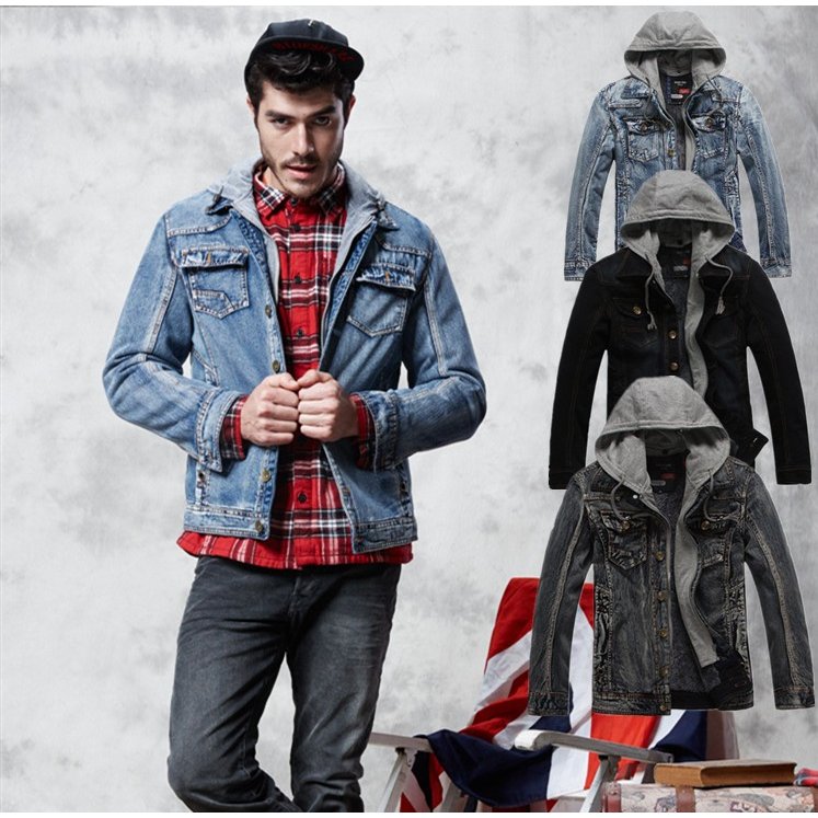 デニムジャケット デニムコート パーカー Gジャン 冬用 メンズ アウター バイクウェア バイクジャ