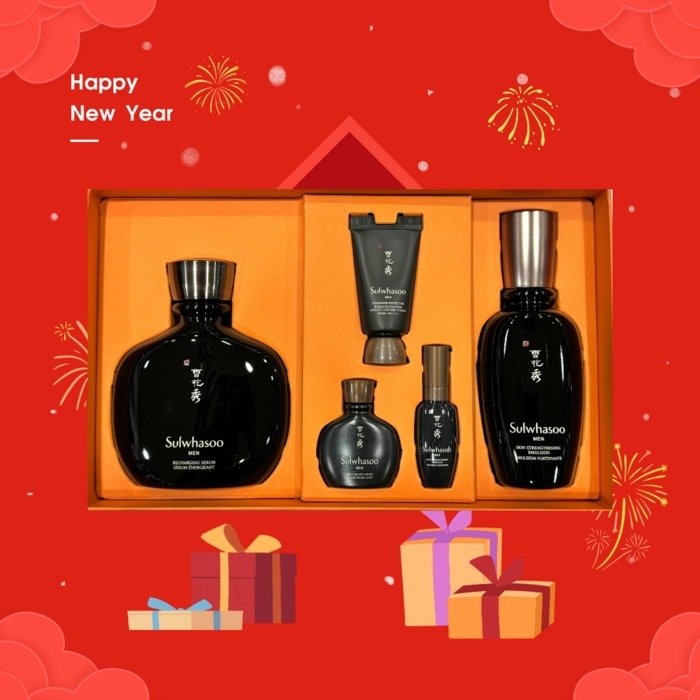 newマン2種基礎セット(新年プレゼントおすすめ)ギフト包装+ショッピングバッグ