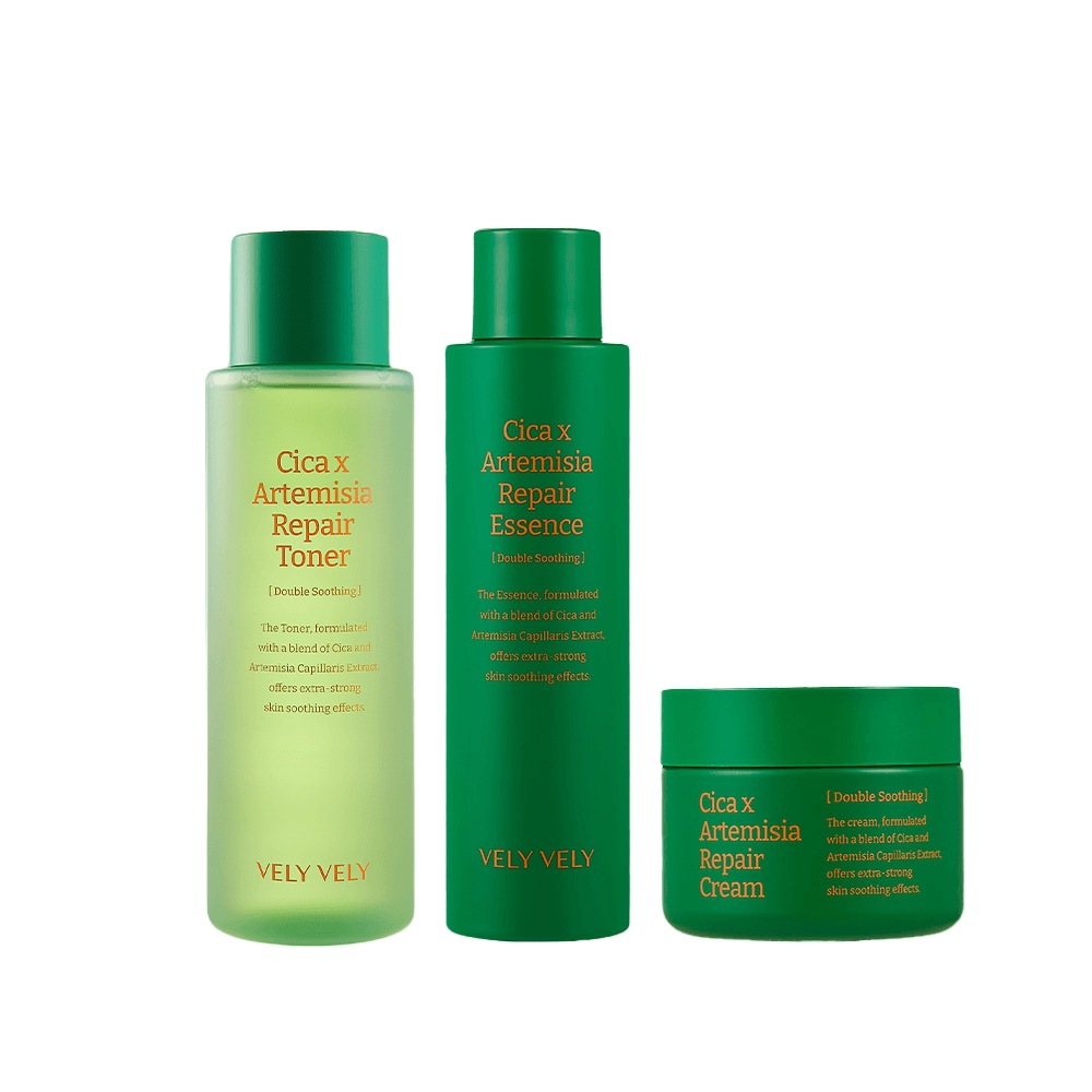 [肌温度] シカインジンヨモギスキン鎮静3種SET