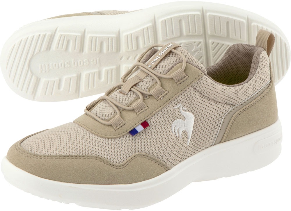 le coq sportif(ルコック) QL3VJC05ER ラローヌ ラ ローヌ LA RHONE エクリュ レディース シューズ スニーカー スリッポン 消臭 軽量 快適 幅広 クッション性 通