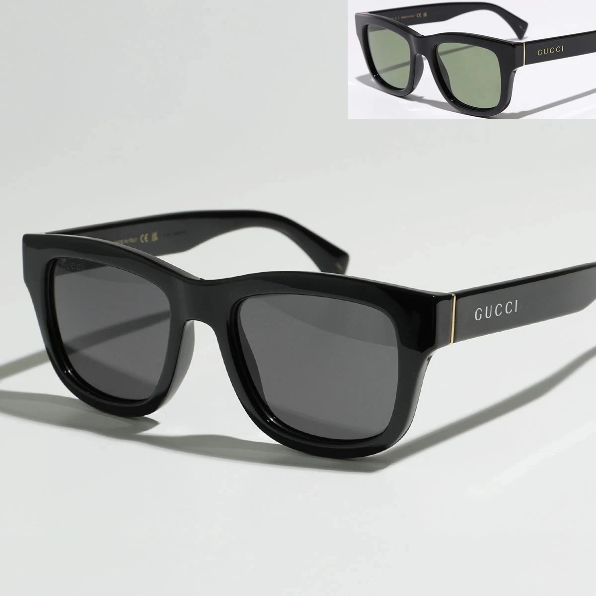 GUCCI グッチ サングラス GG1135S メンズ ウェリントン型 フルリム 眼鏡 メガネ ロゴ セルフレーム アイウェア カラー3色