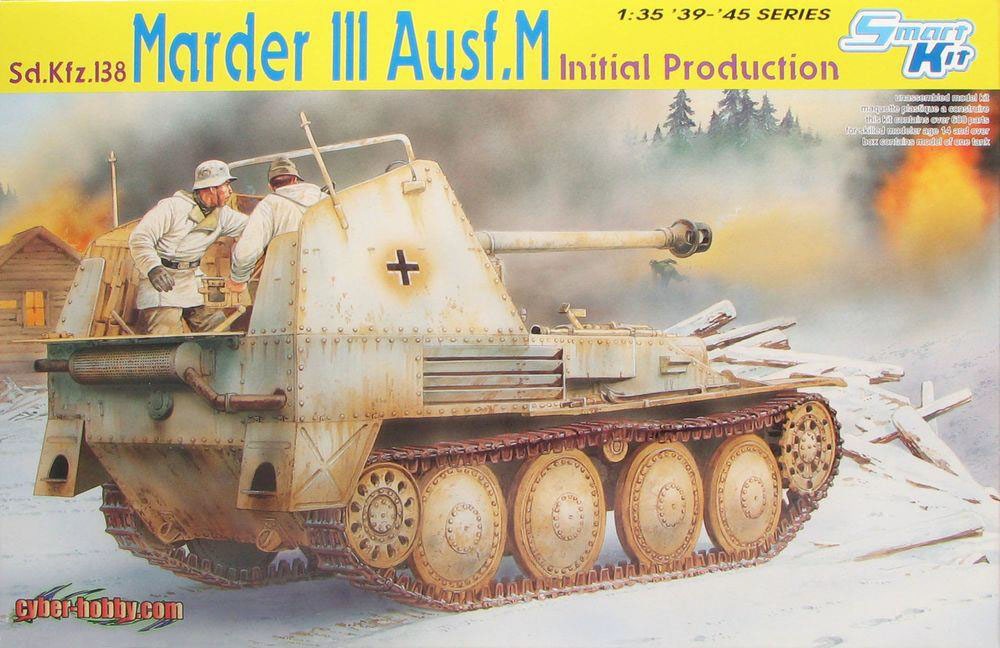 ドラゴンモデル 1/35 WW.II ドイツ軍 対戦車自走砲 マーダーIII M型 初期生産型【DR6464】 プラモデル DR6464 マーダーIII Mガタ ショキセイサンガタ