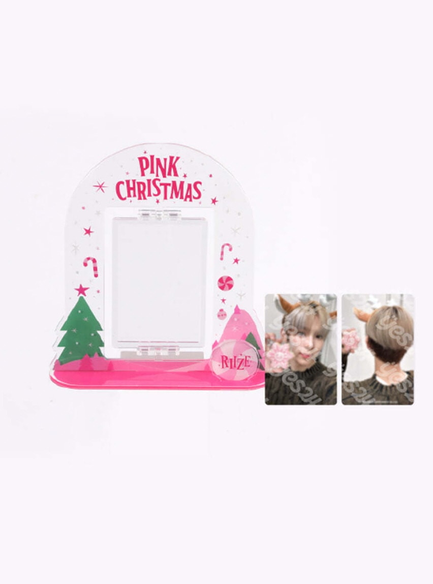 (未開封新品) 2023 PINK CHRISTMAS ACRYLIC TURNING STAND SET RIIZE_EUNSEOK ver 銀