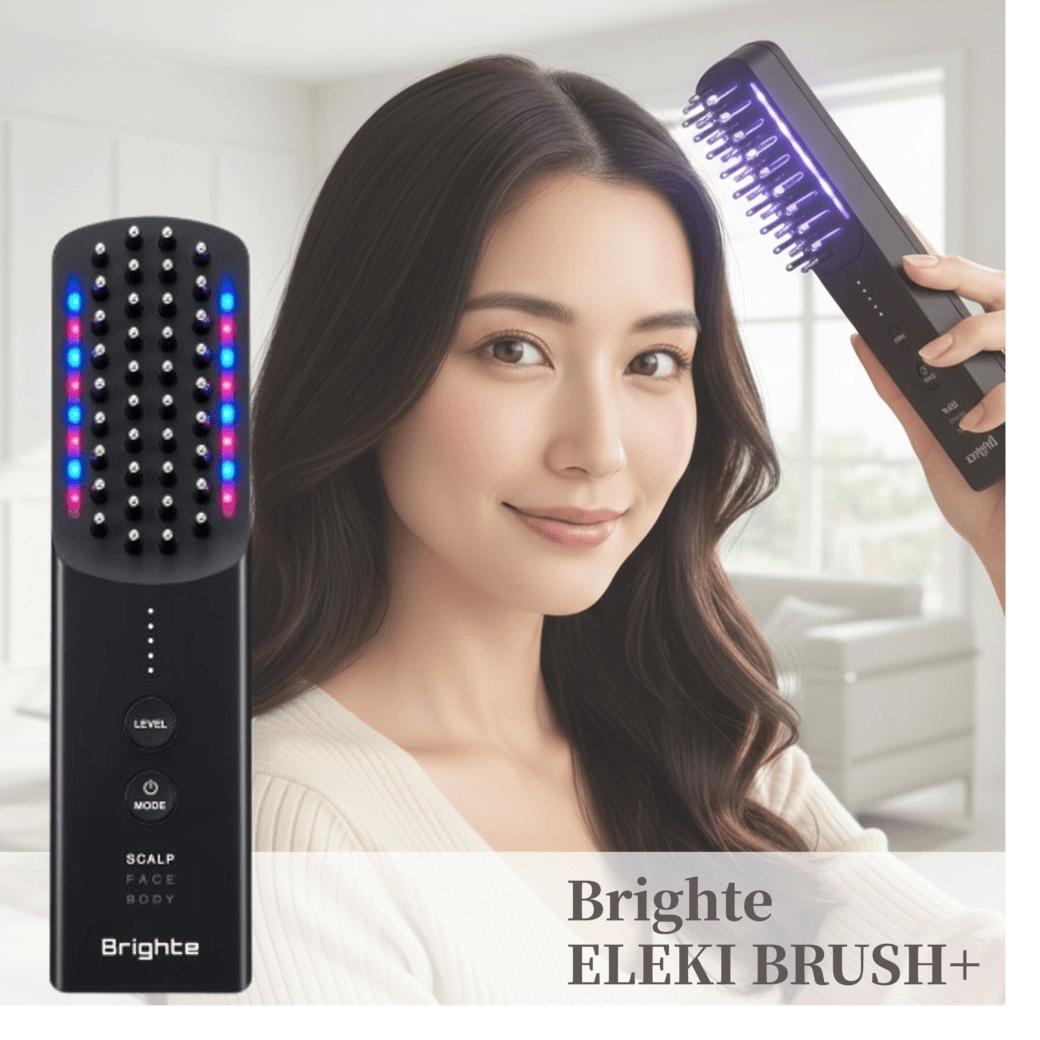 Brighte ブライト ELEKI BRUSH+ エレキブラシ BRT-FSB180 ブラック メガセール用