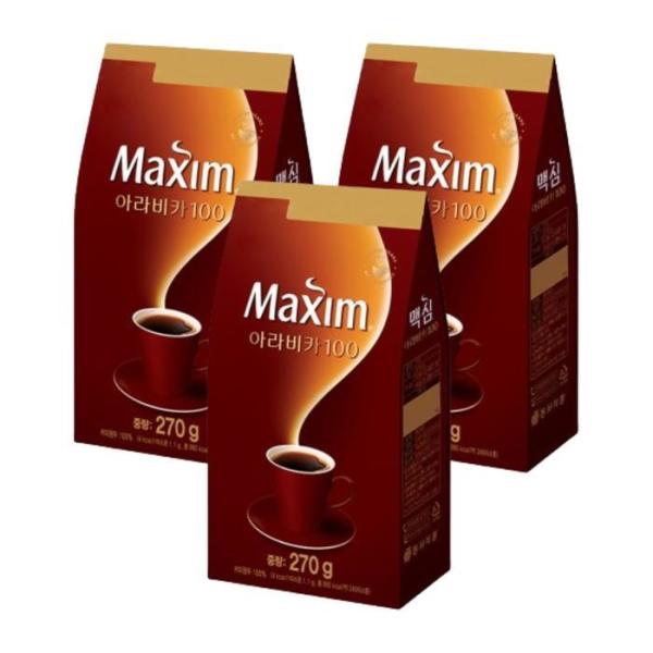 東西食品 マキシムアラビカ100 詰め替え270g 3個