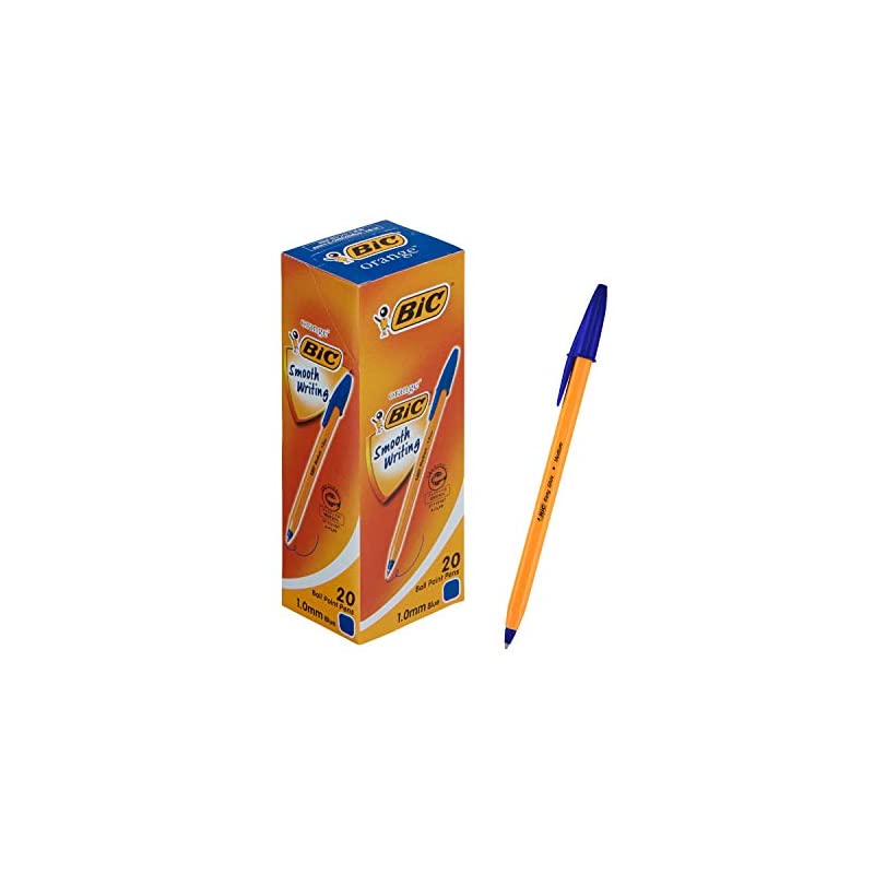 ☆日本の職人技☆ BIC オレンジ 油性 ボールペン 1.0mm 黒 30本 セット