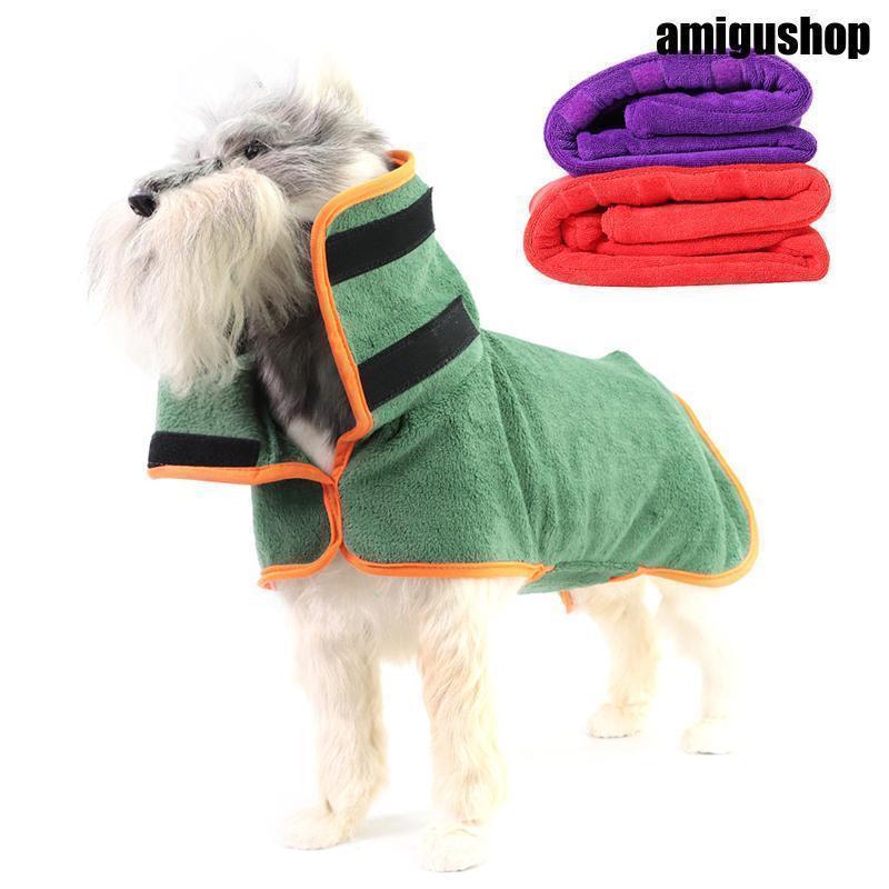 バスローブ バスタオル タオル ペット 犬 猫 ペット用品 大判 吸水 速乾 入浴 お風呂 ペットお風呂用品 乾燥毛布 着れるバスタオル おしゃれ