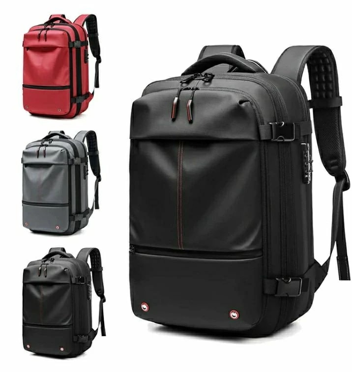 今も人気!ビジネスリュック リュックサック メンズ バックパック 50L 真空圧縮 PC収納 防水 大容量 盗難防止 旅行 出張 15.6インチ プレゼント