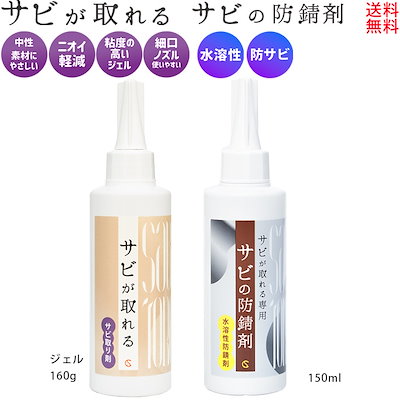 他サイト： サビが取れる ジェル + サビの防錆剤 150mlの商品画像