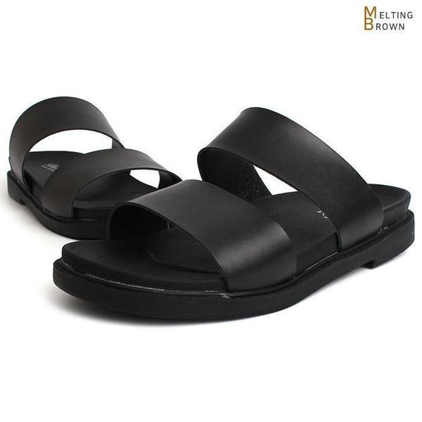 男性ビッグサイズスリッパ 牛革 オフィススリッパ E01