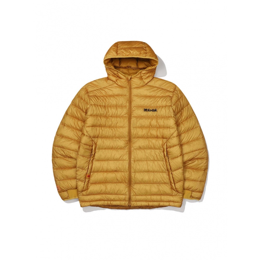 KODAK Apparel エッセンシャルグース 軽量ダウンジャケット MUSTARD