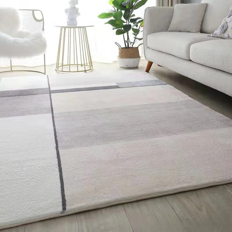 新着幾何学的抽象パターン 洗える ラグマット 滑り止め付 西海岸 絨毯　160*230cm マット ラグカーペット　ジオメトリ 北欧 カーペット おしゃれ　オールシーズン可 洗えるラグ ラグ