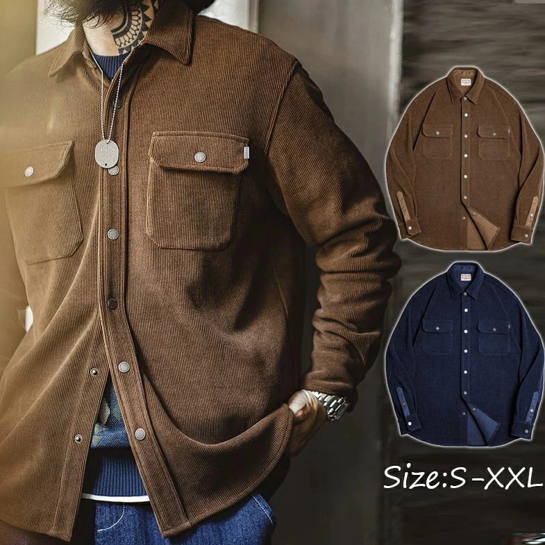 【2026 売れ中】メンズ ジャケット コーデュロイ コート ブルゾン アウター コーデュロイジャケット コーチジャケット ショート丈 ワークジャケット アウトドア メンズファッション 20代 30代