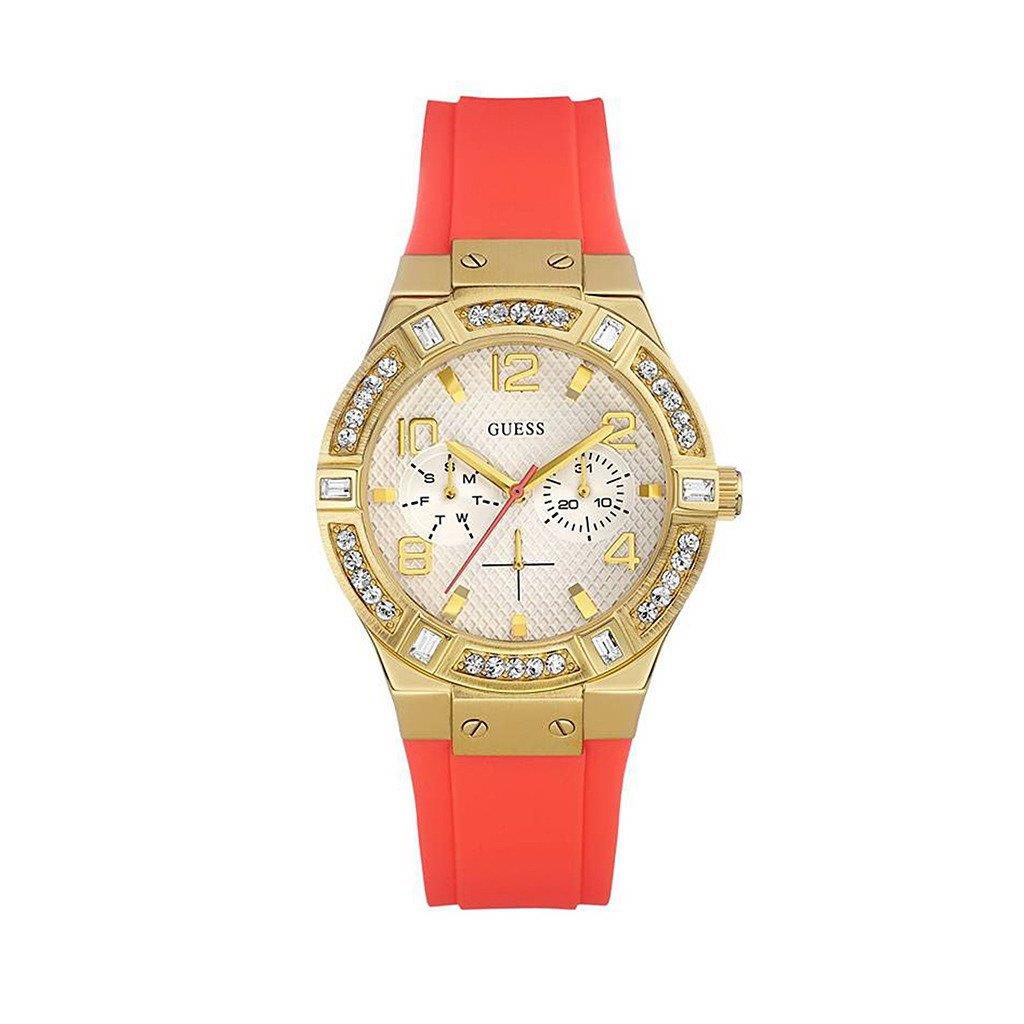 Guess Womens Analogue Quartz Watch with Rubber Strap W0564L2