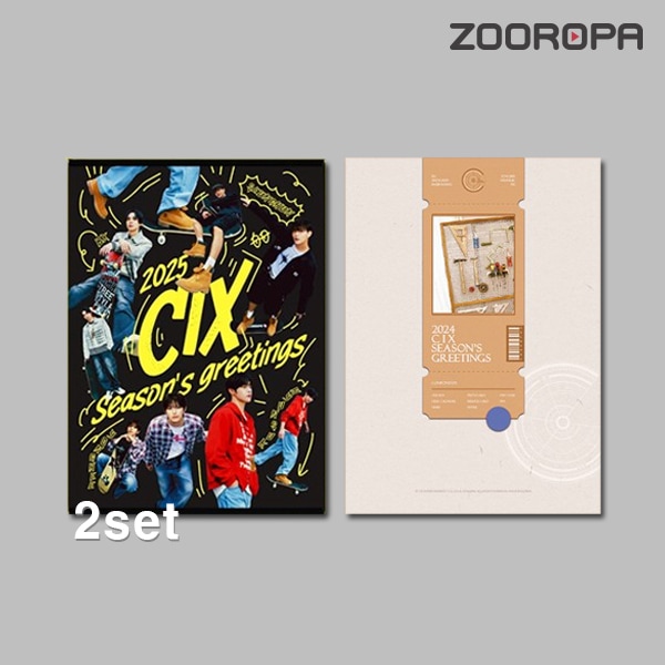 [2종세트] 씨아이엑스 CIX 2024 2025 시즌그리팅 SEASONS GREETINGS