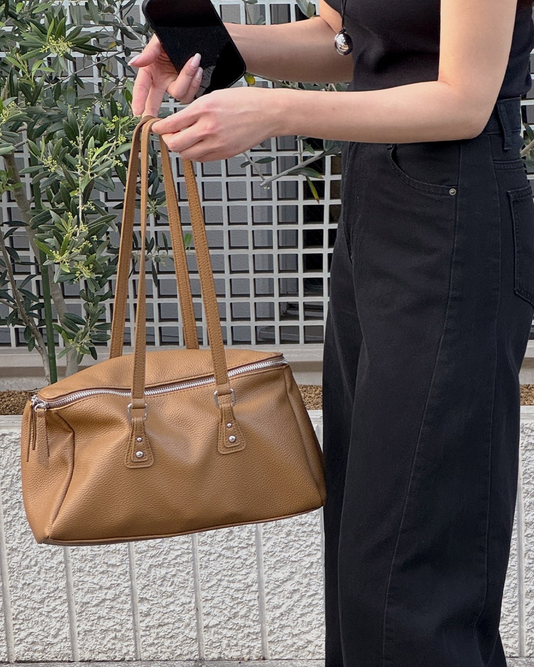 ラッシュスクエアショルダーバッグ韓国ファッション レディース 5,370円