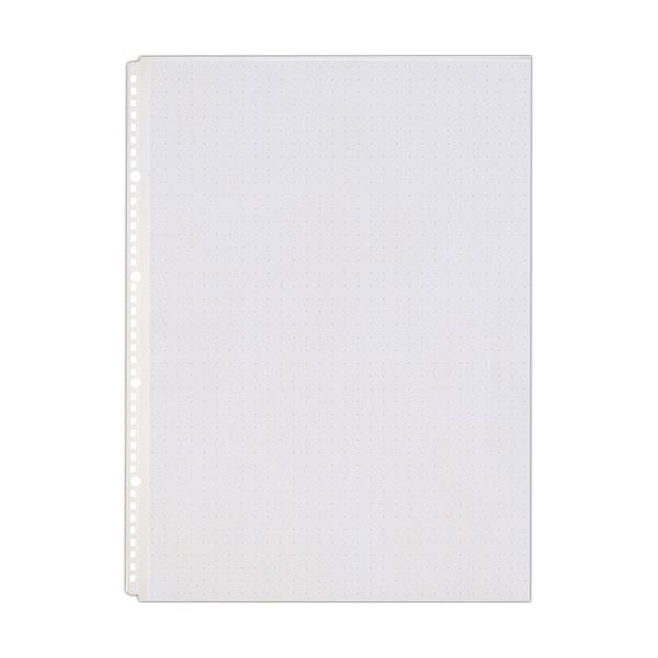 (まとめ) リヒトラブ P.P.クリヤーポケットA3タテ 4・42穴 グレー N-1478 1パック(10枚) (×30セット)