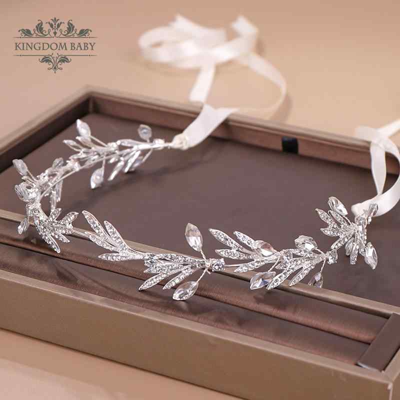 キッズ ジュニア ヘアアクセサリー 女の子 ラインストーン ヘアバンド 頭飾り フラワーガール フェアリー 森ガール ジュエリー 子供 アクセサリー