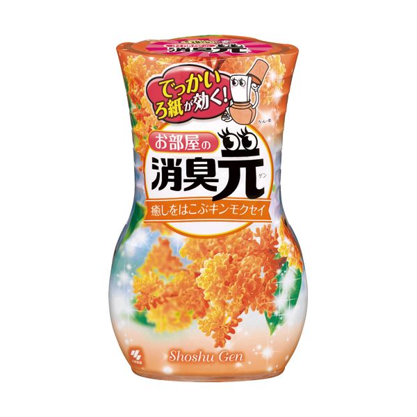 （まとめ）小林製薬 お部屋の消臭元癒しをはこぶキンモクセイ 400ml 1セット（3個）(×5セット)