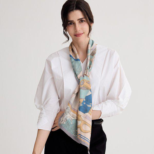 カシミア混紡スキニースカーフ (BD) FKI005I_s