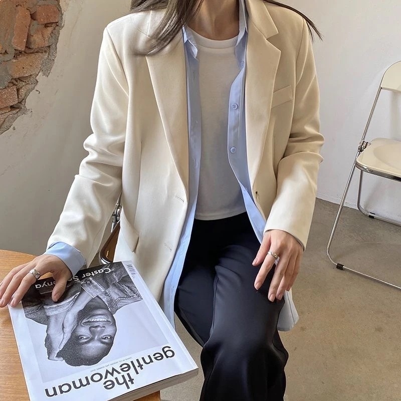 はボアで決まり ひと足お先にボア 春春冬ジャケット スーツ スーツジャケット 韓国のファッションスーツジャケットカジュアル気質学生スーツ