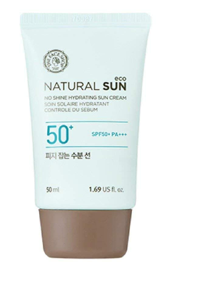 フェイスショップ ナチュラルサン エコノシャイン ハイドレートサンクリーム SPF50+PA+1.6