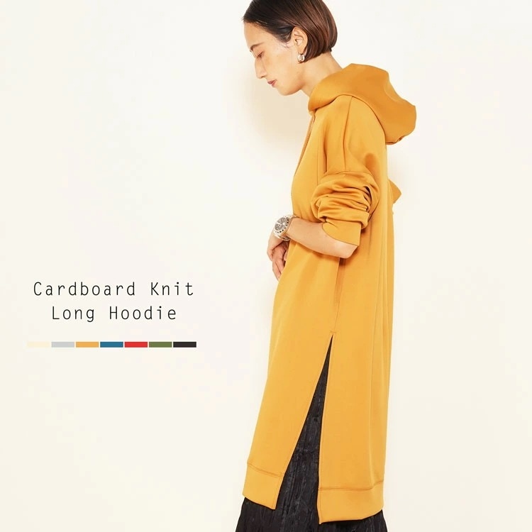 ライトカラープルオーバーパーカーロング