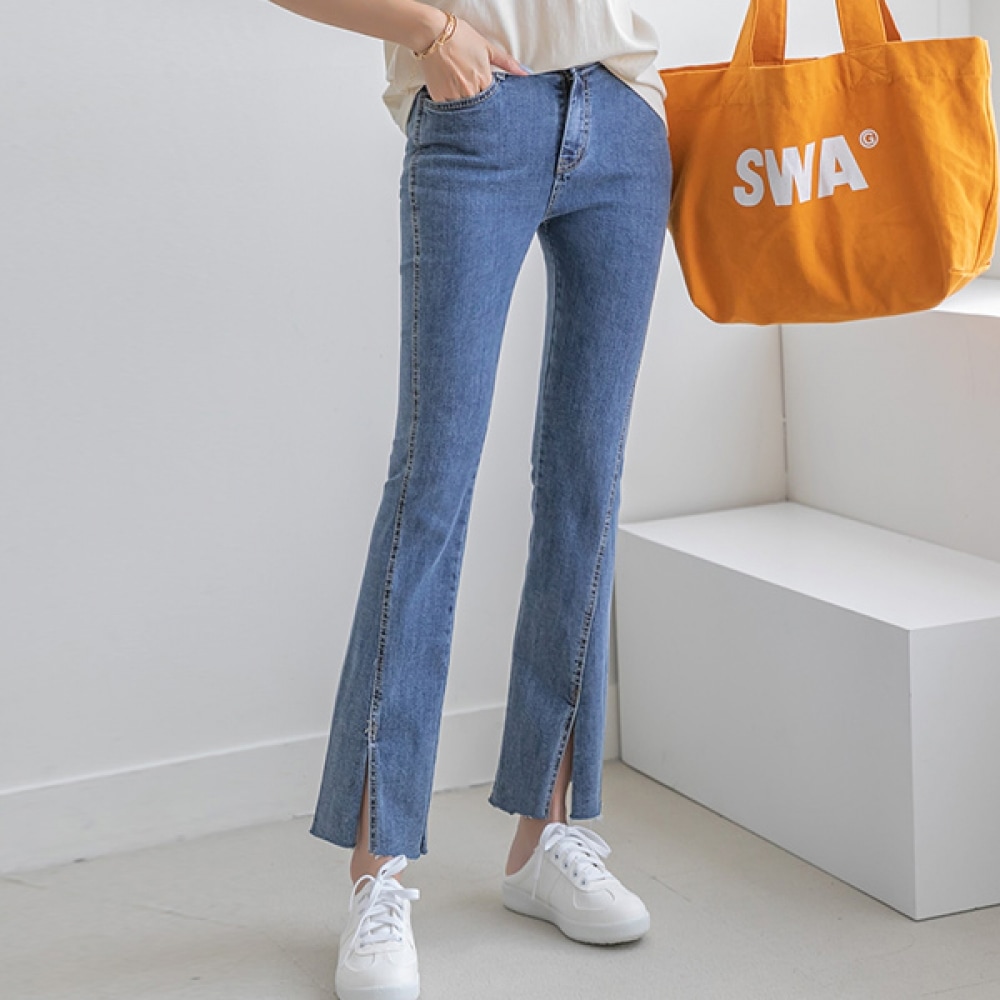 (ナック21) (S~3XL) インシジョンラインブーツカットパンツ DM21-P-14