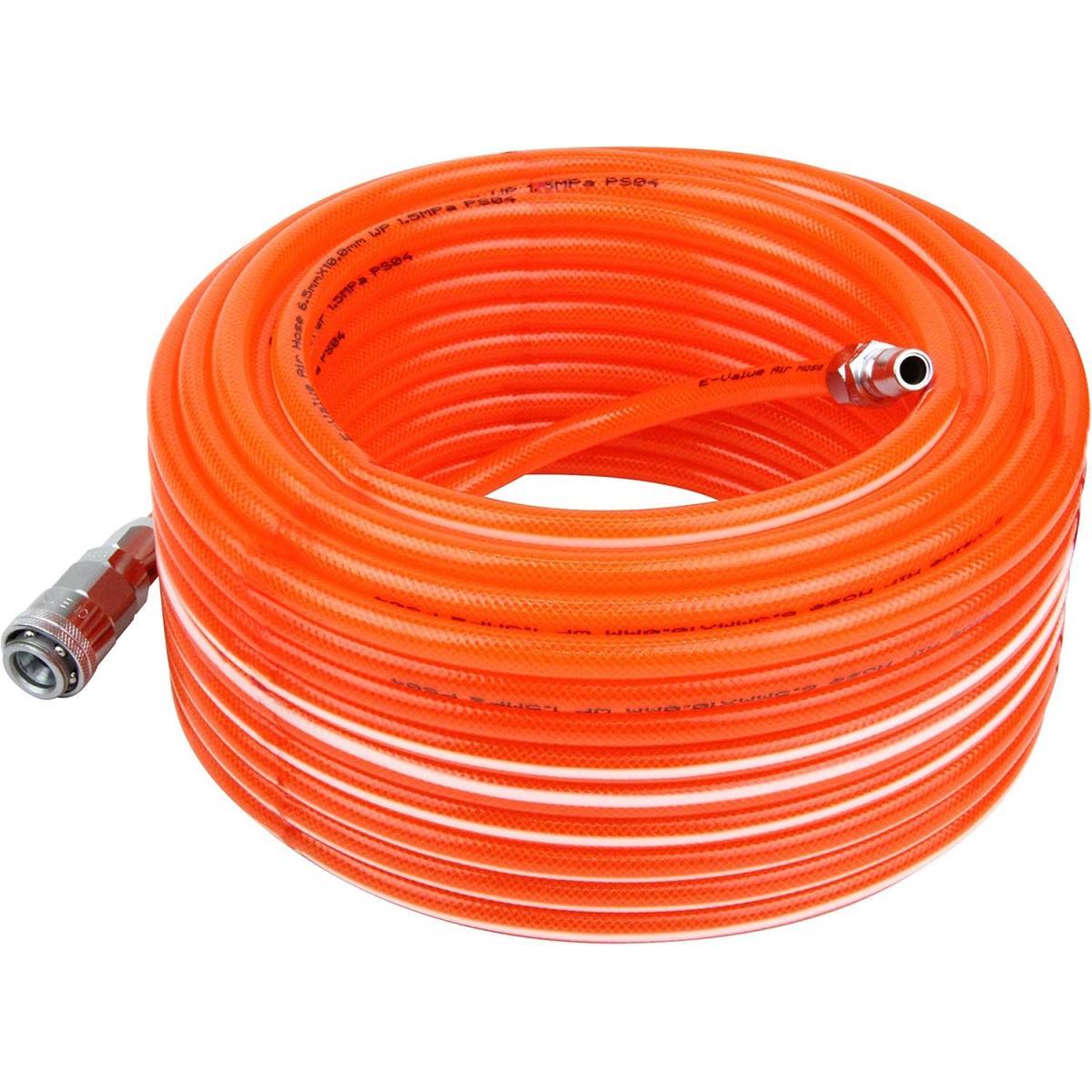 E-Value イーバリュー ウレタンエアホース 30m EAZ-030N 6.5 エアホース エアーコンプレッサー用ホース エアー作業 工具 エアーツール