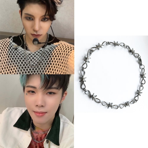 [SEVENTEENミンギュ様ブリーチャーズジンファ ジュハン様着用チョーカーネックレス] Ribbon Nuncle Choker 韓国男子アイドルファッションジュエリー 韓国の人気芸能人着用