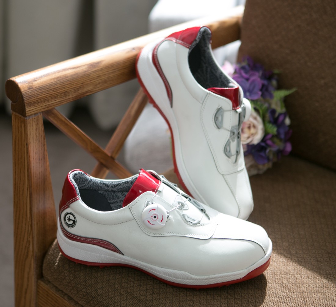 【GECKTOE GRIP 】[発売記念][期間限定]]【当店特典】【送料無料】 スパイクリス·ゴルフシューズ