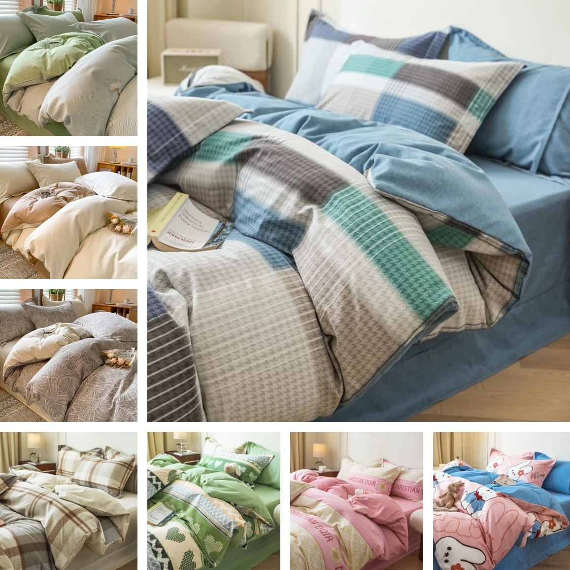 布団カバー 3/4点セット 掛け布団カバー 和式 洋式 布団カバーシングル 布団カバー ダブル 敷布団カバー子供用 大人用 可爱 しまむら-布団カバー あったか 防臭 洗える 4,873円