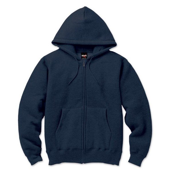 裏起毛 フルジップ パーカー XXXLサイズ ネイビー 12.5oz ヘビーウェイト 綿混 コットン混 保温力抜群 男女兼用 5,513円